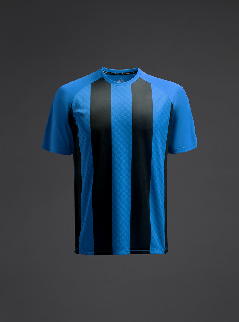 Tricou Ubora Copii - Albastru regal/negru