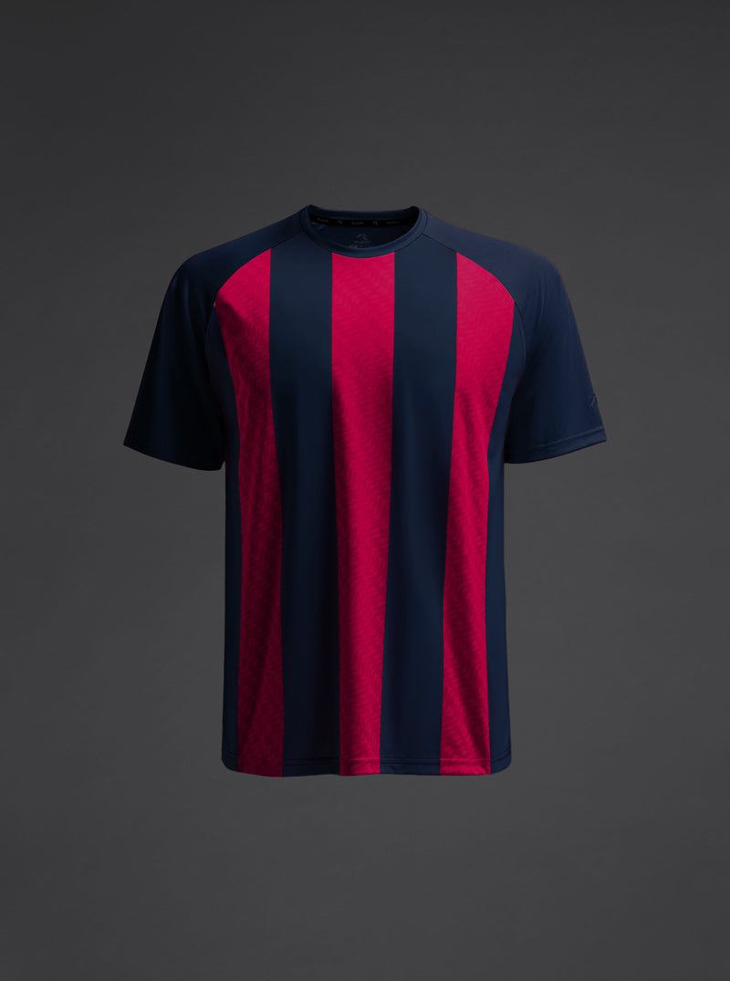 Tricou Ubora Copii - Azul Marino/Borgoña