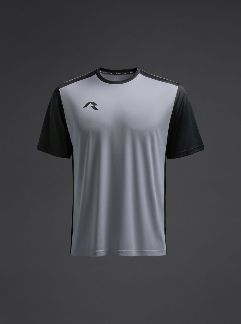Tricou Saba Copii - Gri deschis/negru