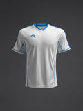 Camiseta Afiki Kids Alb/ Albastru regal 12/14