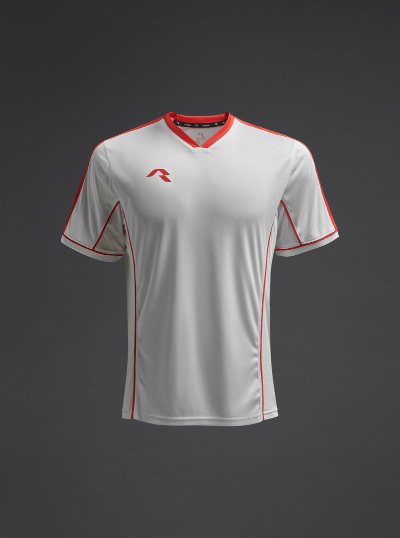 Tricou Afiki Copii - Alb/roșu