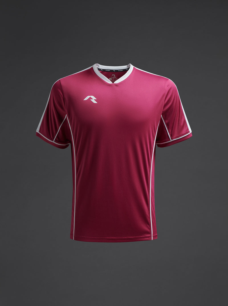 Tricou - Afiki - Burgundia/alb