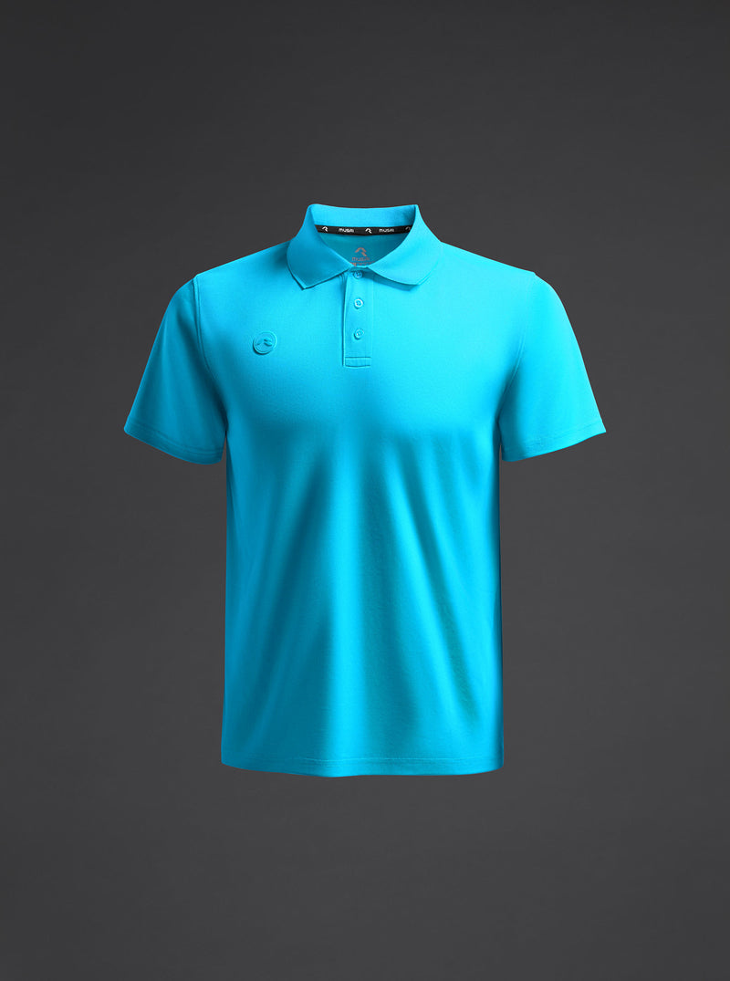 Polo Rangi Copii - Fluor turcoaz