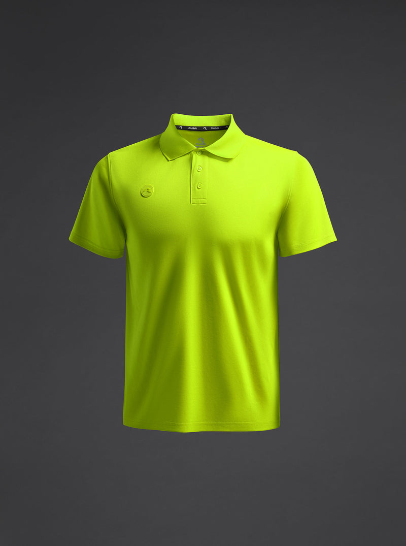 Tricou polo - Rangi - Galben fluor