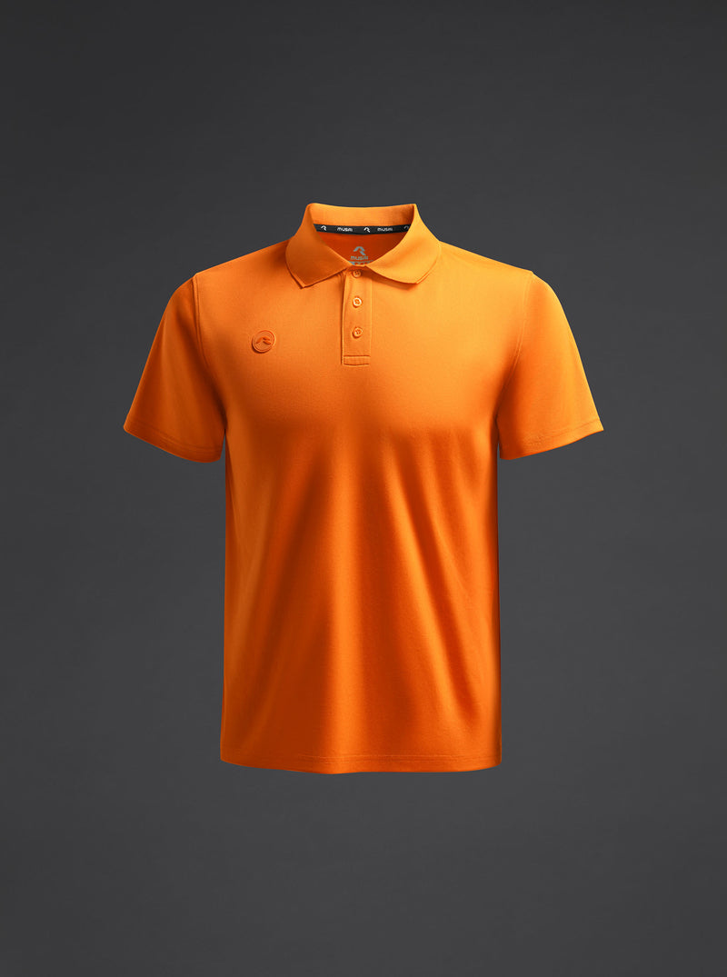 Tricou polo - Rangi - Fluor portocaliu