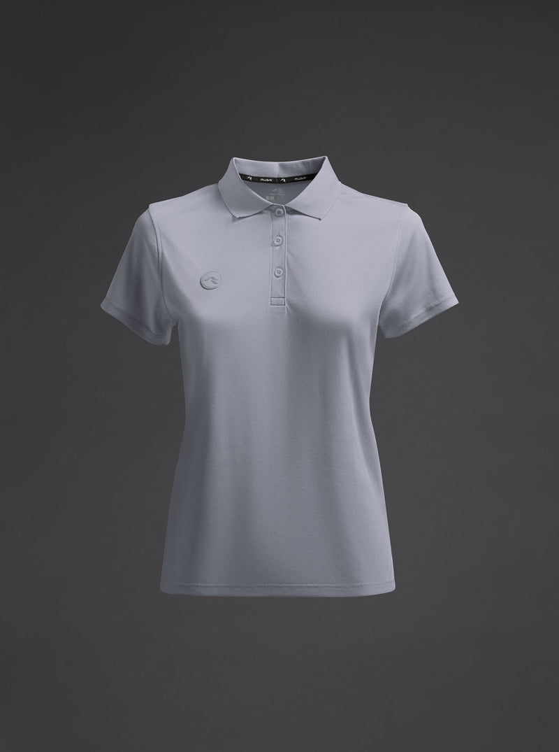 Tricou polo - Rangi Woman - Gri deschis