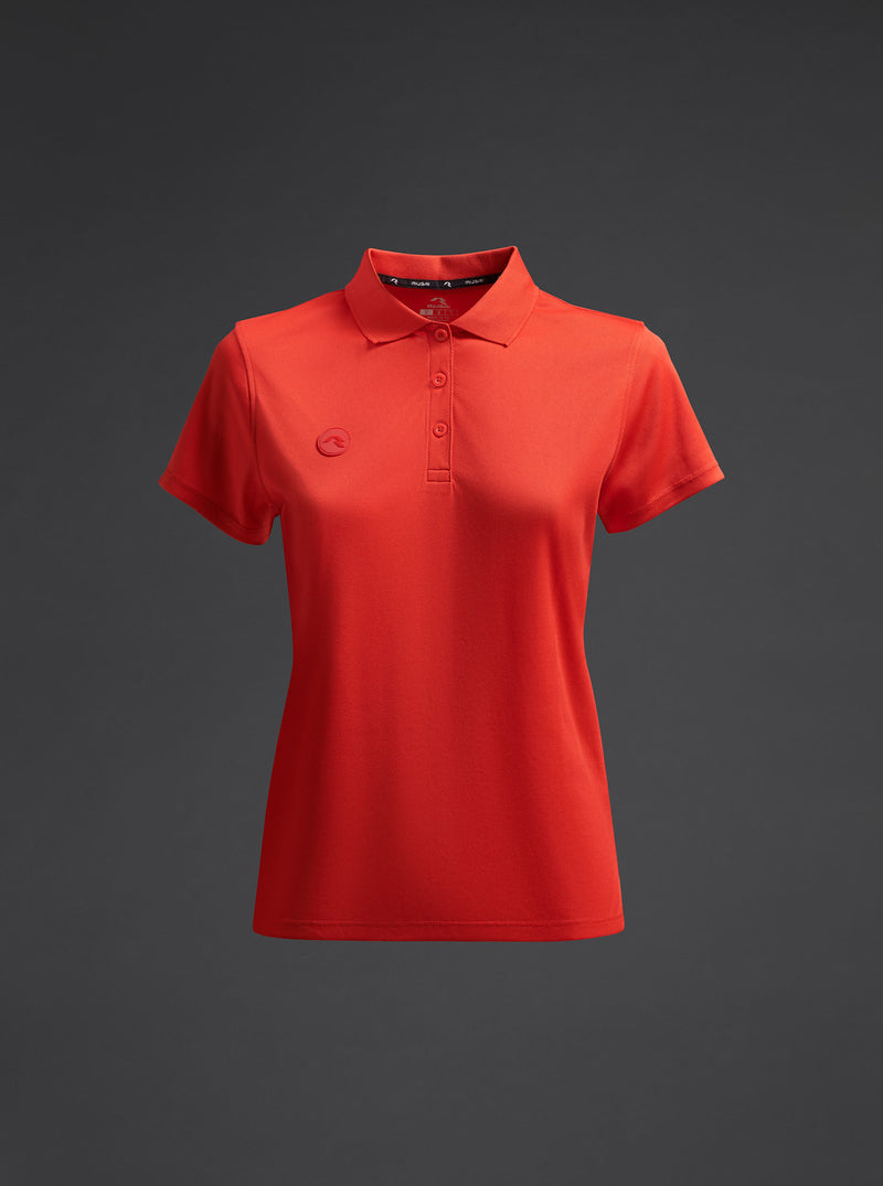 Tricou polo - Rangi Woman - ROȘU