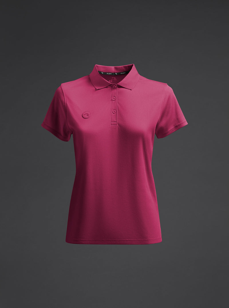 Tricou polo - Rangi Woman - Burgundy