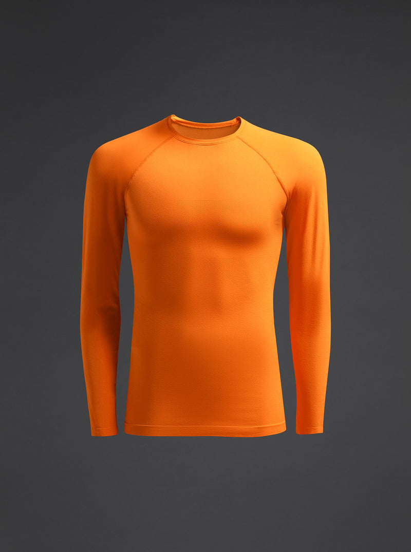 Tricou Termic Joto Copii - Fluor portocaliu
