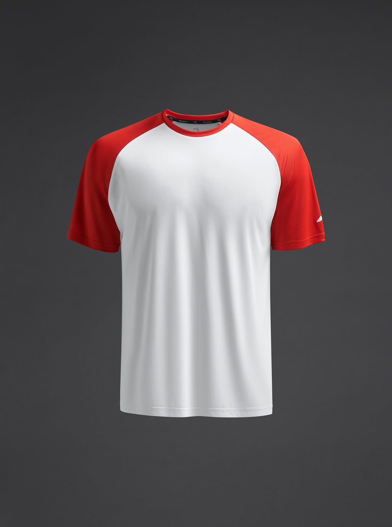 Tricou Ubora 2 Copii - Alb/roșu