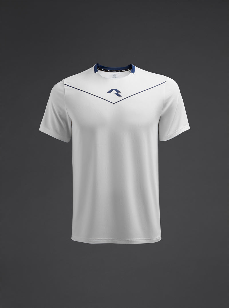 Tricou Hekima - Alb/Navy Blue