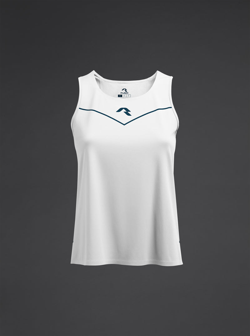 Tricou fără mâneci Hekima Copii - Alb