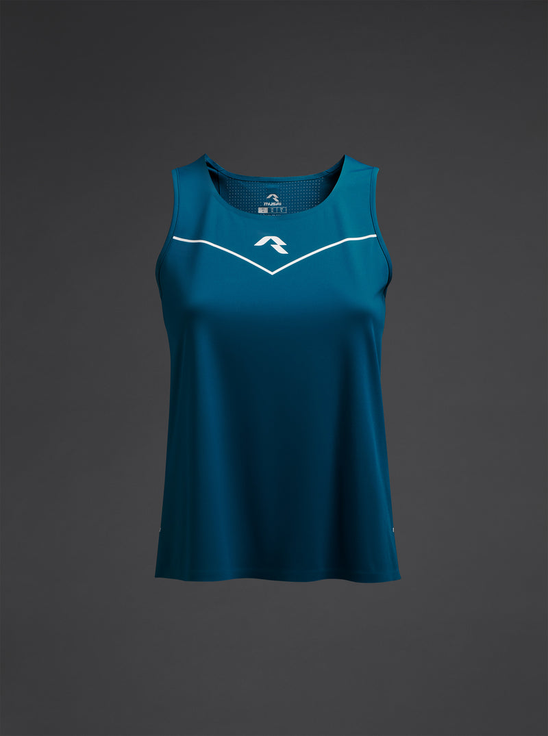 Tricou fără mâneci Hekima - Azul Lago