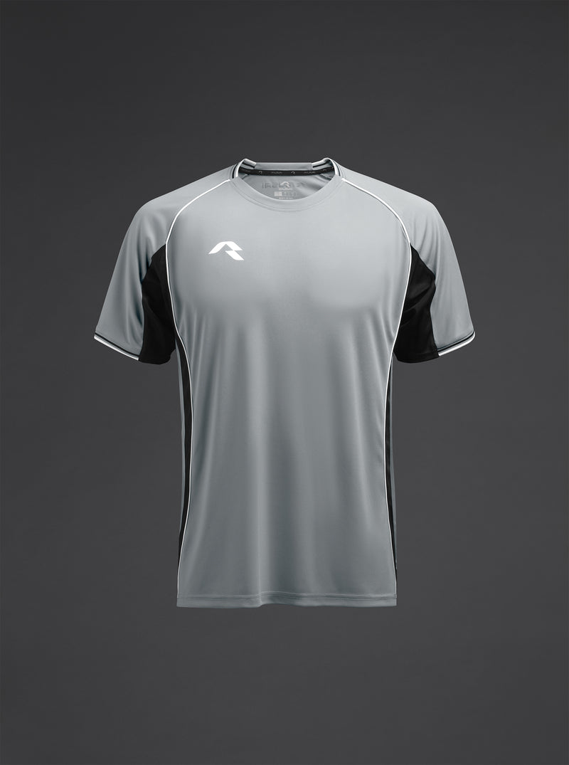 Tricou Cheza - Gri deschis/negru