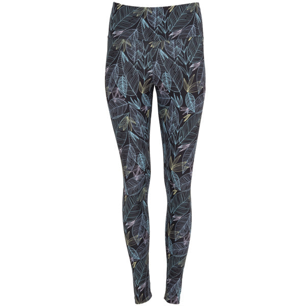 Cirene - Print Negru Frunze