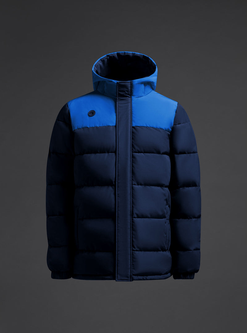 Geacă matlasată Kanzu Copii - Navy/Blue Royal