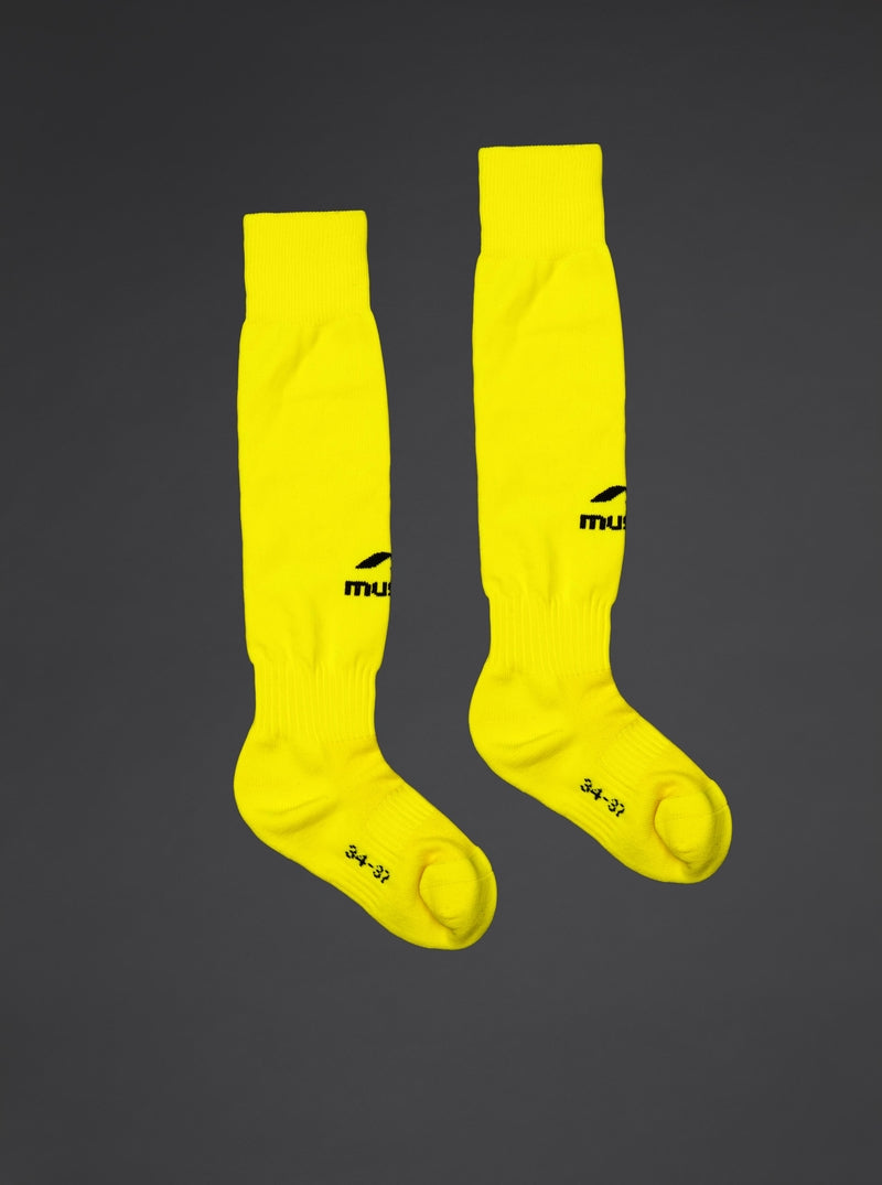 Șosete sport înalte - Soksi - Galben fluor