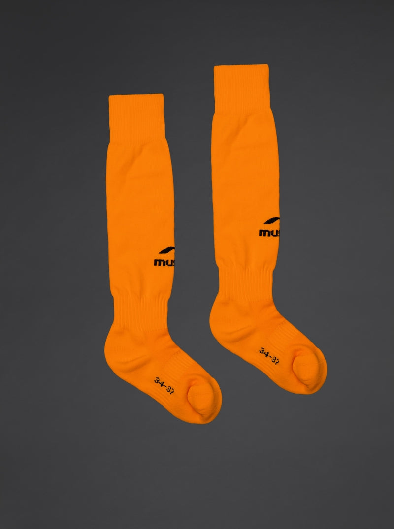 Șosete sport înalte - Soksi - Fluor portocaliu
