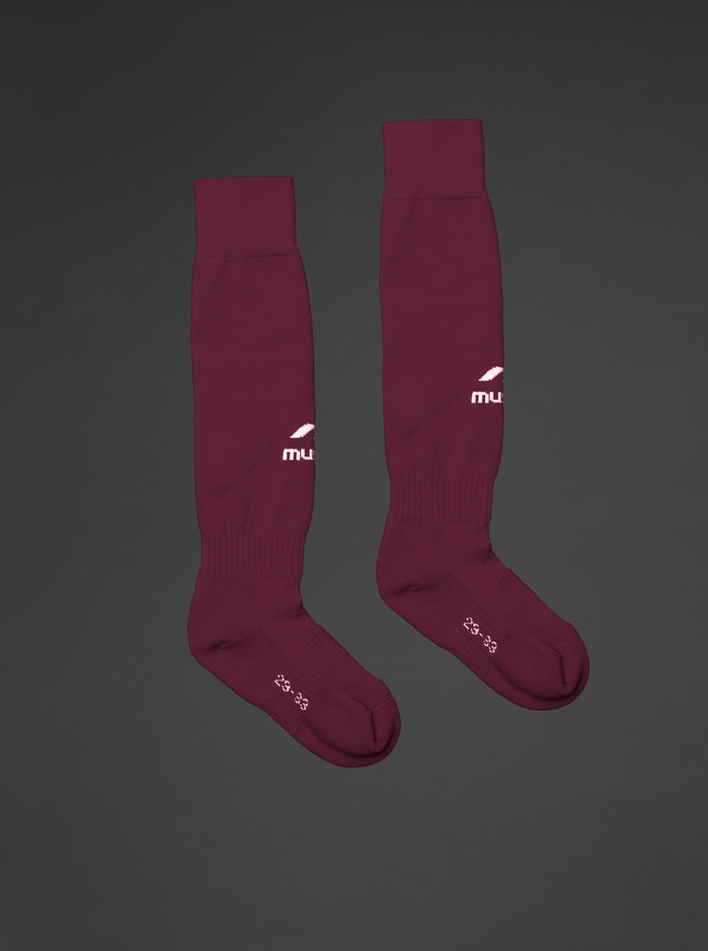 Șosete sport înalte - Soksi - Burgundy
